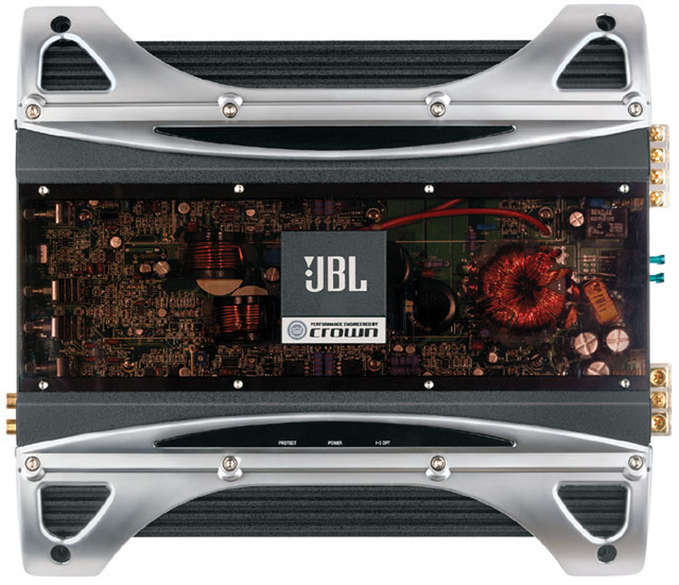 POWER BPX 500.1 - Black - 500 Watt Parallel/Bridge Subwoofer Amplifier with Dynamic Bass Optimization Circuit. - Hero